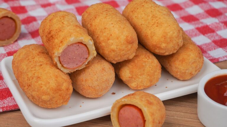 enroladinho de salsicha com queijo