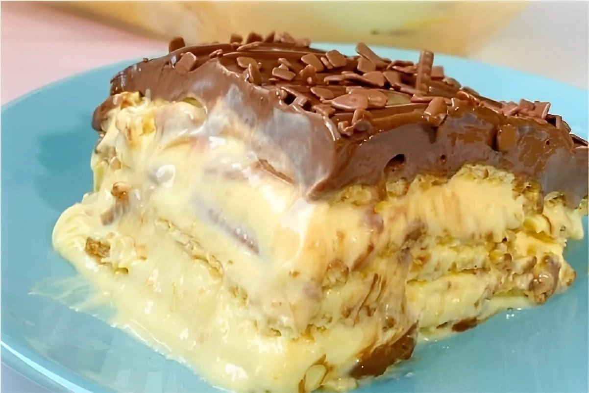 Pavê de mousse de maracujá