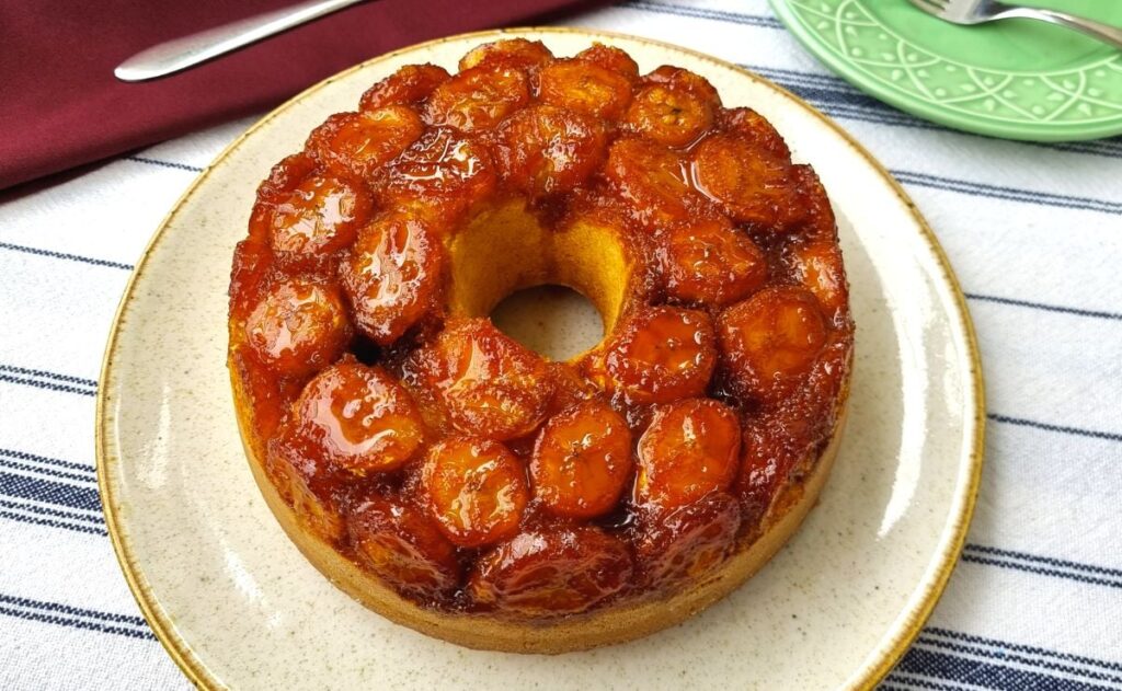 como fazer bolo de banana